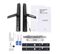 Topiky Cerradura de Puerta de Entrada sin Llave, Cerradura Inteligente con Huella Digital, Contraseña, Tarjeta, Llave, WiFi, Aleación de Aluminio para 40-120 Mm de Espesor, para Oficina y Hogar