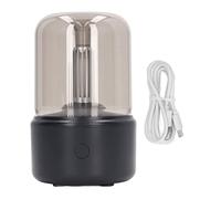 Topiky Difusor de de 120 Ml, Difusor de Aire de Llama, Difusor de Aceite Esencial Portátil, Silencioso, sin Agua, Protección de Apagado Automático, Humidificador a la Luz de Las
