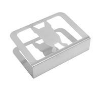 Topiky Dispensador de Almacenamiento de Servilletas de Cóctel de Acero Inoxidable de Primera Calidad para Buffets de Mesa de Centro (Perro)