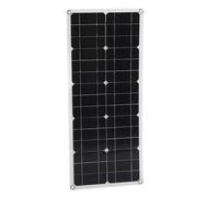 Topiky Kit de Panel Solar Monocristalino de 100 W con Controlador de Carga, Cargador OBD para Mantenimiento de Batería de Coche, Cargador Solar Portátil para Camping Al Aire Libre RV Emergencia,