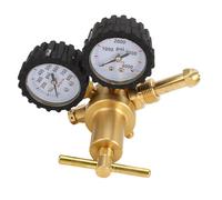 Topiky Kit de Válvula Reguladora de Nitrógeno, 0-800PSI para HVAC con Manguera de 60 Pulgadas, Conexión de Entrada CGA580 Salida Macho de 1/4 Pulgadas, Ideal para Regulador de Gas