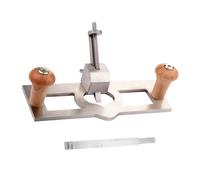 Topiky Plano Enrutador, Cepillo Manual para Madera con Hoja Ajustable, Herramienta de Carpintería de Acero Inoxidable para Ranurado Preciso, Trabajos de Incrustaciones, Dado