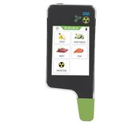 Topiky Probador Digital Portátil de Nitrato, Contador Geiger Rápido y Preciso para Alimentos, Frutas, Carne y Verduras, ABS, Batería de 720mAh (BLACK)