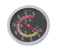Topiky Termómetro de Horno de Acero Inoxidable con Esfera de 2,4 Pulgadas, 50-800 °F, Rosca M10, Pantalla Grande, Termómetro de Cocina para Parrilla, Ahumador, Barbacoa, Hornear, Medidor de
