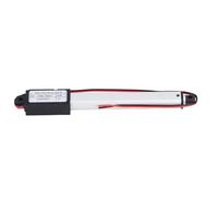 TOPINCN Actuador Lineal Eléctrico 150N con Velocidad de 4 Mm/s para Maquinaria Industrial, de 100 Mm, Aluminio Duradero