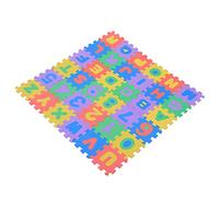 TOPINCN Alfombra de Juego de Espuma EVA Suave para Niños, Almohadilla Educativa para Gatear con Números y Letras, Alfombra de Juego para Niños, de para de Espuma