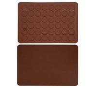 TOPINCN Almohadilla de Silicona para Macarons, Bandeja de Hornear | , fácil de limpiar, resistente al calor hasta 230 ℃, silicona de calidad alimentaria, ideal para repostería casera y uso en