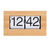 TOPINCN Auto Flip Clock Stylish Vintage Retro Design Digital Flip Down
