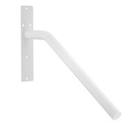TOPINCN Barandilla de Escalera Industrial para Montaje en Pared, Barra de Agarre Resistente para Garaje, Acero Aleado (WHITE)