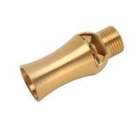 TOPINCN Boquilla de Fuente de Agua de Cobre con Cabezal Rociador de Cedro en Cascada de Torre de Hielo para Decoración de Patio Al Aire Libre (Rosca macho G1/2 pulg. 7,1 cm)