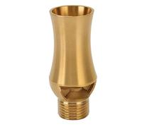TOPINCN Boquilla de Fuente de Agua para Estanque, Aspersor en Cascada Ajustable de Cobre para Paisaje de Estanque de Jardín (Rosca macho G1/2 pulg. 7,1 cm)