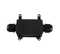 TOPINCN Caja de Conexiones de Plástico IP68, Conector de Cable de Dos Posiciones Resistente Al Agua para Farola LED, Uso en Exteriores