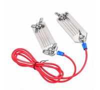 TOPINCN Conector de Cinta de Polietileno para Cerca Eléctrica de Acero Inoxidable de Primera Calidad con Cable Ajustable de 100 Cm para Cercas Seguras para Ganado
