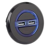 TOPINCN Controlador de Botón para Silla Elevadora, Auricular Duradero con Doble USB para Sillones Reclinables Eléctricos y Asientos de Cine en Casa, Se Adapta Al Conector Redondo de Cinco Pines para