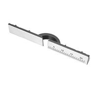 TOPINCN Deflector de Sierra Ingletadora de Carburo Cementado para Estabilidad y Corte de Precisión Equipado con Escala para Sierra de Aluminio de 10 Pulgadas