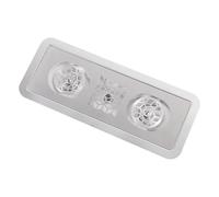 TOPINCN Enjuagador de Vidrio para Fregadero, Lavador de Vasos de Alta Presión de Acero Inoxidable, Limpiador de Vidrio para Fregadero de Barra Integrado de Múltiples ángulos, para