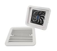 TOPINCN Extractor Lateral de Viento Fuerte de 24V para RV, Aire de Alta pto para Ventilación para, Remolque, Yate, Material ABS, 1 Pieza