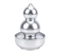 TOPINCN Fuente de Agua de Mesa con Luz LED, Calabaza de Plástico para