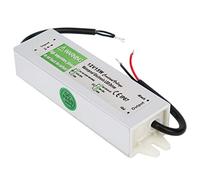 TOPINCN Fuente de Alimentación Conmutada a Prueba de Agua, Transformador de Controlador LED Ultrafino, Fuente de Alimentación AC90-250V de 15 W para Dispositivos Electrónicos Al Aire Libre, Aleación