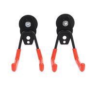 TOPINCN Ganchos Magnéticos Grandes, 2 Imanes de Garaje Resistentes con Revestimiento Antideslizante y Cubierta de PVC, Fuertes Perchas de Almacenamiento Industriales para Estantes, (Imán 6,6 cm)