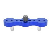 TOPINCN Guía de Broca para Pasadores de Carpintería de Aleación de Aluminio con Funda de Metal CR12 para Perforación Precisa en Proyectos de Madera Azul 5,5 X 1, X 1,3 Pulgadas (BLUE)
