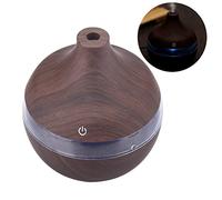 TOPINCN Humidificador de Grano de Madera de 300 Ml con Luz LED Colorida para la Sala de Estar del Dormitorio de la Oficina en el Hogar 4,53 X 4,13 X,13 Pulgadas