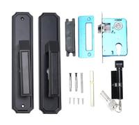 TOPINCN Juego Completo de Cerradura con Llave para Puerta de Entrada con Rodamientos Silenciosos y Manijas Gruesas para Puertas Interiores, Puertas Delanteras, Dormitorios, Baños,