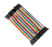 TOPINCN Juego de Cables de Puente Coloridos de 11,5 Cm para Placa de Pruebas, Cable de Cinta de 40 Pines para Prueba Rápida de Circuito