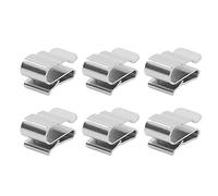 TOPINCN Juego de Clips para Cables Solares de Acero Inoxidable, Gestión de Cables Multiusos para Sistemas Fotovoltaicos Domésticos, 50 Unidades
