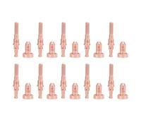 TOPINCN Juego de Puntas de Boquilla de Electrodo para Antorcha de Corte por, Latón Duradero 60A para e Corte SL60 SL100, 10 Uds. Cada una