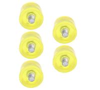 TOPINCN Juego de Repuesto de Punta de Golpe de Goma de 5 Piezas, Suave y Antideslizante para una Instalación Eficiente, Compatible con Rosca M8x1 para Uso Doméstico y de Taller (Φ35mm)