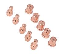 TOPINCN Kit de Boquilla de Electrodo Para Cortador de, Juego Duradero de 10 Uds. Para Antorcha de Corte CB50, Repuesto de Herramienta de Material de Latón