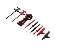 TOPINCN Kit de Cables de Prueba para Multímetro, Sonda Afilada para Pruebas Eléctricas Automotrices, PVC y PA, Duraderas, 2 Unidades