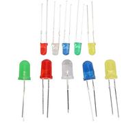TOPINCN Kit de Diodos Emisores de Luz LED de 300 Piezas, Colores Surtidos para Proyectos de Bricolaje, Uso Industrial en el Hogar y la Oficina, Tamaño de 3mm y 5mm