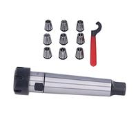 TOPINCN Kit de Herramientas de Varilla de Extensión de Portabrocas de Acero Al Carbono ER25 para Torno de Fresado CNC, Juego de Pinzas de 9 Piezas para Mayor Precisión y Mejor Seguridad, para (#3)