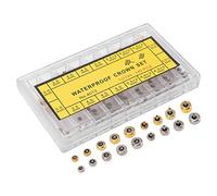 TOPINCN Kit de Reparación Duradero de Acero Inoxidable para Entusiastas de los Relojes con Caja de Almacenamiento, Herramienta de Reparación de Relojes Portátil para Mantenimiento del Hogar