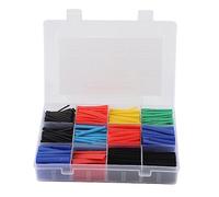 TOPINCN Kit de Tubos Termorretráctiles de 750 Piezas Juego de Fundas para Cables Eléctricos de para Entusiastas y Profesionales del Bricolaje Material PE Múltiples Tamaños y Colores