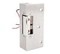 TOPINCN Liberación de Cerradura Eléctrica a Prueba de Fallos, Cerradura de Puerta de Aleación de Aluminio con Mandíbula Ajustable, Dispositivo de Seguridad Electrónico de 12 V CC para