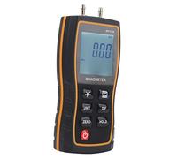 TOPINCN Manómetro Digital de Mano SW-512A Medidor de Presión de Aire Preciso para Técnicos de HVAC e Inspecciones in Situ - ABS Duradero, con 4 Mangueras
