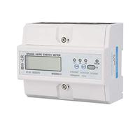 TOPINCN Medidor de Energía Digital de 220/380 V con Pantalla LCD y LED de Dos Colores para Monitoreo de Energía Trifásico en Entornos Comerciales