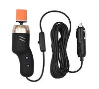TOPINCN Mini Pulidor de Coche Compacto, Kit de Herramientas de Reparación de Arañazos de 12V para Detalles de Coches, 3 Almohadillas de Esponja, Almohadilla de Lana, Papeles de