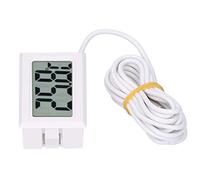 TOPINCN Mini Termómetro Digital LCD, Instrumento de Calibre de Alta Precisión para Medición de Temperatura, Material ABS (WHITE)