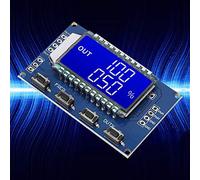 TOPINCN Módulo Generador de Señal de Onda Cuadrada para Control de Motor con Pantalla LCD para Desarrollo de Experimentos Azul 1.3x2.0in (BLUE)