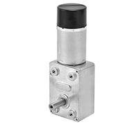 TOPINCN Motor de Engranaje Helicoidal de CC de Alta Resistencia con Codificador y Velocidad Ajustable para Sistemas de Control de Automatización (CC6V 30RPM)