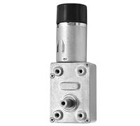 TOPINCN Motor de Engranaje Helicoidal de CC de Alta Resistencia con Codificador y Velocidad Ajustable para Sistemas de Control de Automatización (CC6V 40RPM)
