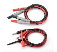 TOPINCN P1600E 15 en 1 Kit de Cables de Prueba de Sonda Multímetro Cables Reemplazables de para Pruebas Electrónicas Longitud de Cable de 100 Cm