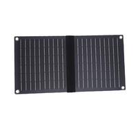 TOPINCN Panel Solar Plegable de 16 W y 5 V, Cargador Solar Portátil de Silicio Monocristalino con Diseño a Prueba de Lluvia y Controlador Inteligente para Acampar Al Aire Libre,