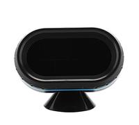 TOPINCN Pantalla LED para Coche, Voltímetro, Reloj, Termómetro, Monitor de Alarma para Accesorios de Automóvil