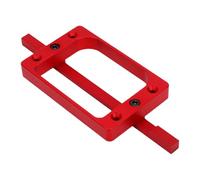 TOPINCN Plantilla de Bisagra de Puerta de Tamaño Fijo de 3-1/2 Pulgadas, Kit de Plantilla de Mortaja para Bisagra de Puerta con Aleación de Aluminio Inoxidable para una Instalación Fácil