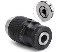 TOPINCN Portabrocas de Ajuste Automático, Sujeción Fuerte de 0,5 a 6 Mm para Fresadora de Torno, Larga Vida útil
